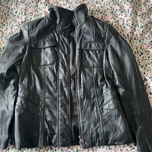 Danier Black Leather Jacket